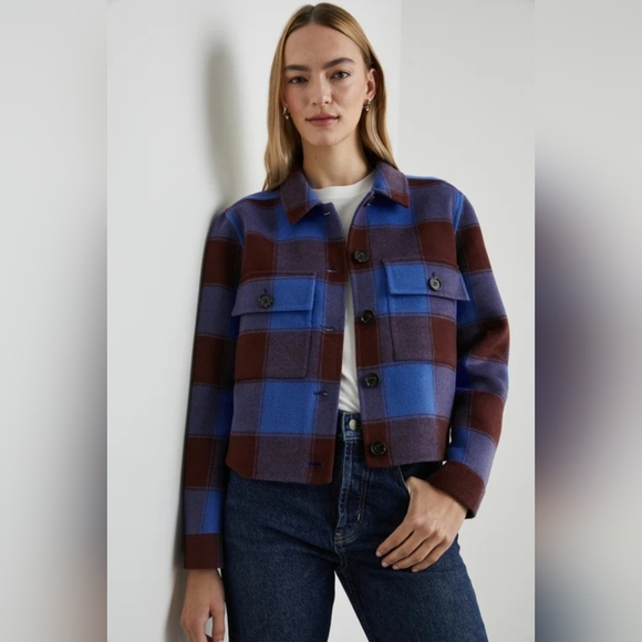 Rails Steffi Jacket Cobalt Chocolate - Picture 1 of 8